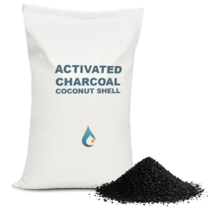 Bag of coconut shell activated carbon filtration media