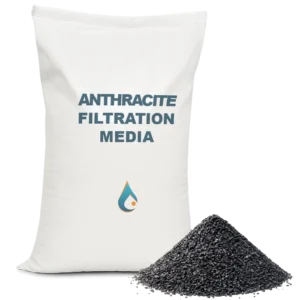 Bag of anthracite filtration media for water treatment