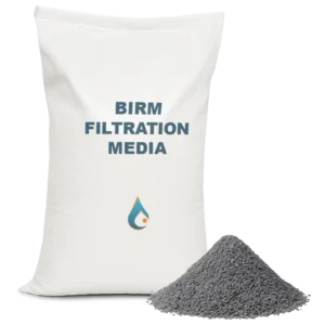 Bag of Birm filter media for water treatment systems
