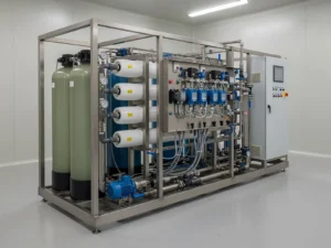 Industrial water treatment skids and unique equipment