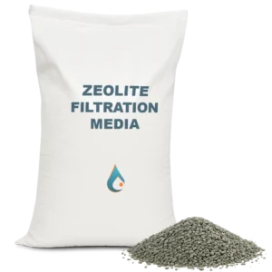 Bag of Zeolite filtration media for water treatment systems